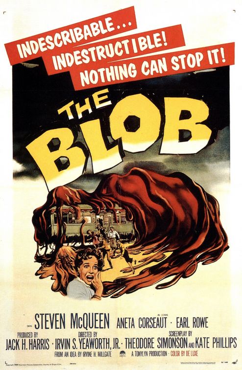 Movie Night, last of the season: “The Blob” (1958) — RAINED OUT @ Elizabeth Street Garden